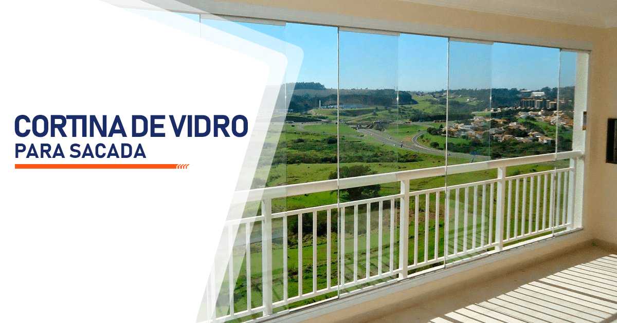 Cortina de Vidro para Sacada Piracicaba Água Branca SP